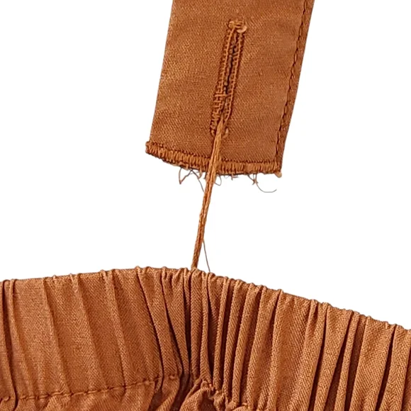 Universal Threads Cotton Jumpsuit Overall Bohemian Hippie Orange XL - Picture 6 of 7